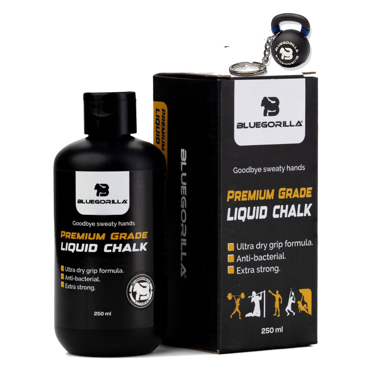 BLUEGORILLA® magnesio liquido. Magnesio Crosstraining Ultra seco! 250ML