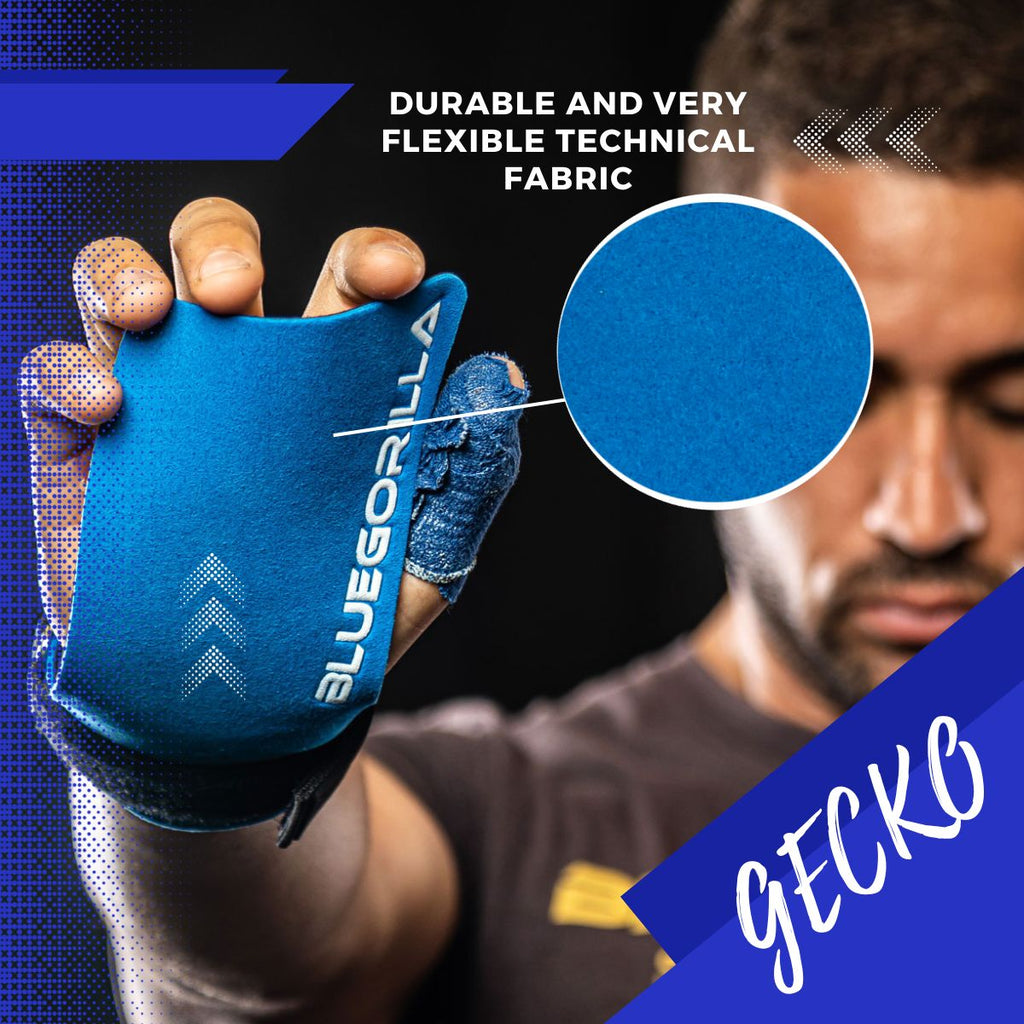 BLUEGORILLA® Gecko. Calleras para Crossfit - Exclusivo Tejido técnico de Alta protección y Confort
