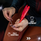 BLUEGORILLA® Comba profesional ultraligera de aluminio - Sistema de doble rodamiento - Mayor velocidad