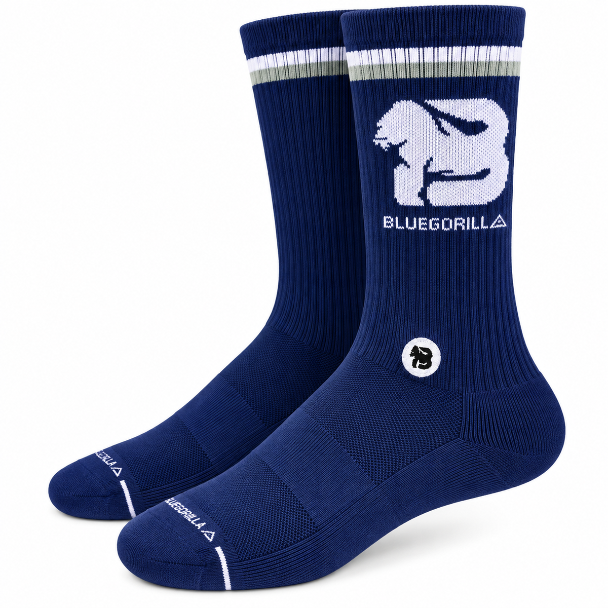 BLUEGORILLA® Calcetines Deportivos de Media Caña · Pack de 2 Pares