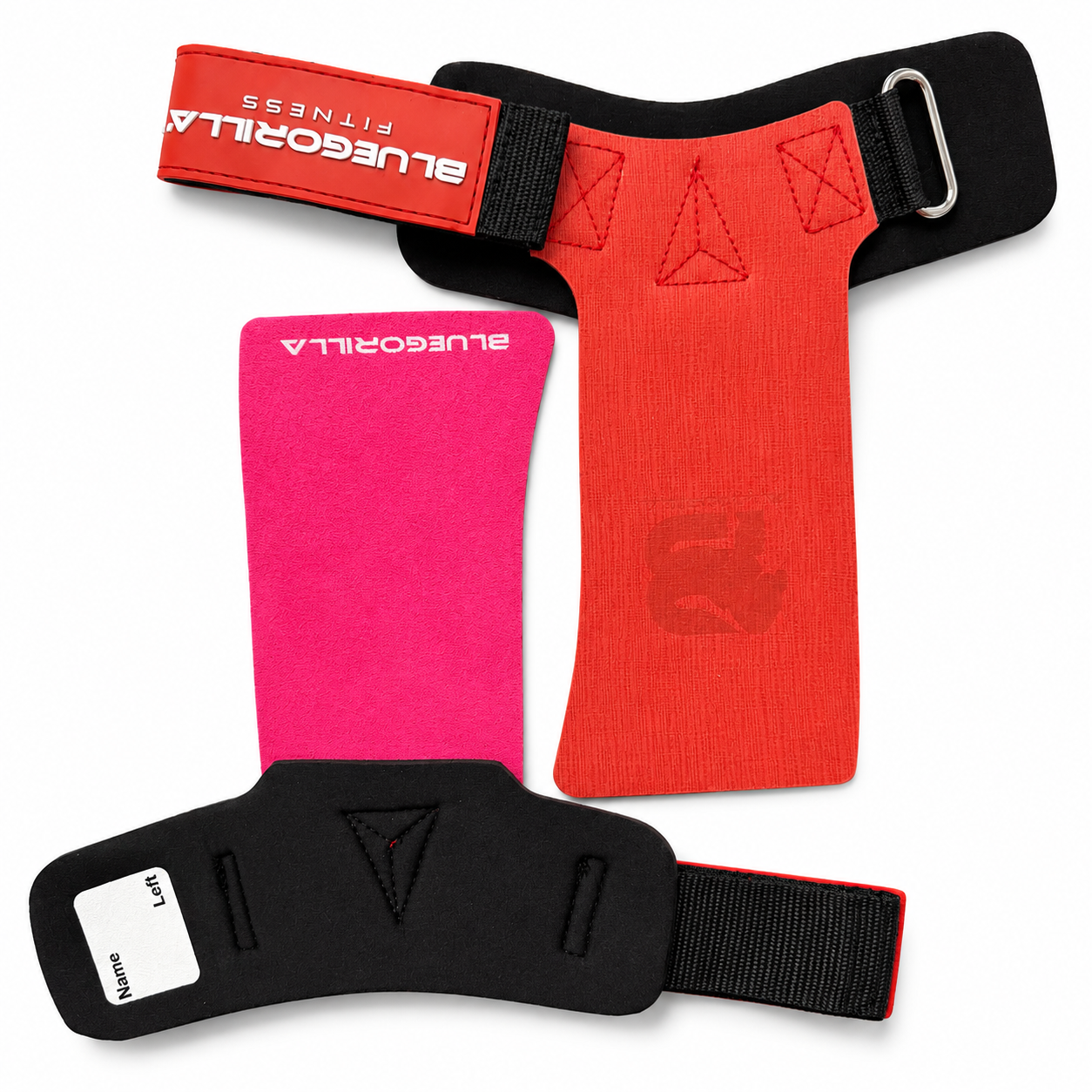 BLUEGORILLA Hybrid Force | Calleras CrossFit Máximo Agarre, Grips Híbridos Gimnasia y Calistenia