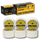 BLUEGORILLA® Esparadrapo Deportivo - Tape Oxido de Zinc - Pack 6 x 3,8cm. x 10mtr. Llavero KB
