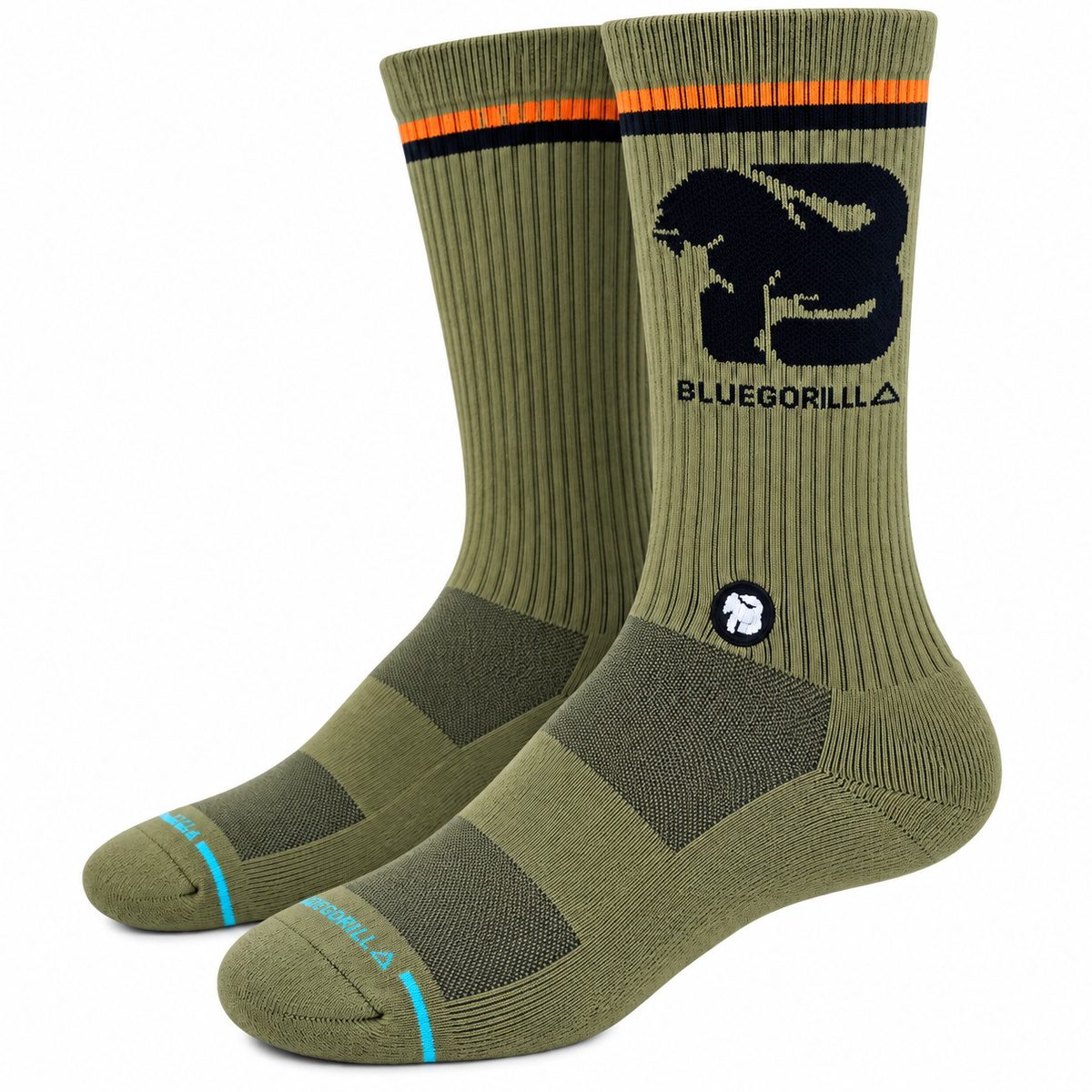 BLUEGORILLA® Calcetines Deportivos de Media Caña · Pack de 2 Pares