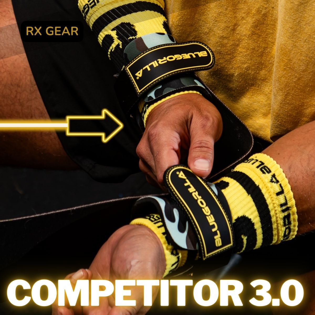 BLUEGORILLA® Competitor 3.0 - Calleras para Crosstraining. Nuevas y Mejoradas: Grip RX sin Magnesio
