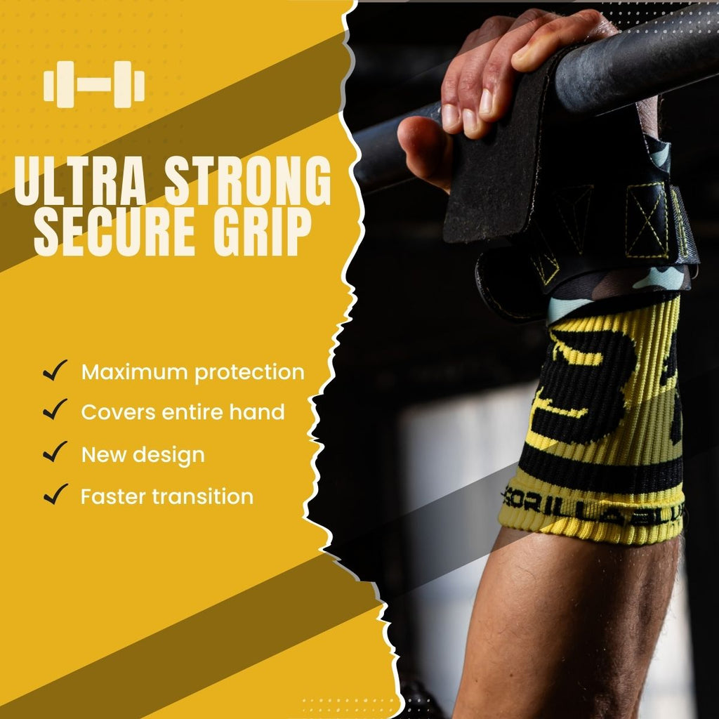 BLUEGORILLA® Competitor 3.0 - Calleras para Crosstraining. Nuevas y Mejoradas: Grip RX sin Magnesio