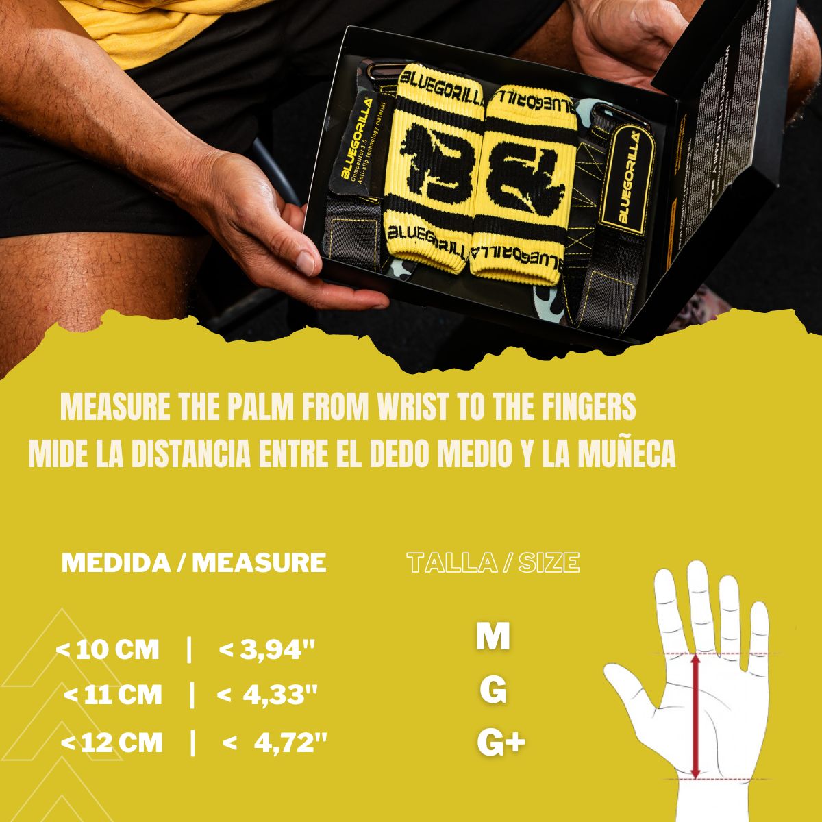 BLUEGORILLA® Competitor 3.0 - Calleras para Crosstraining. Nuevas y Mejoradas: Grip RX sin Magnesio