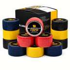BLUEGORILLA - BLUEGORILLA® Tape Premium 3.8cm x 7mtr. (varios pack) - 6 Multicolor - Multicolor BLUEGORILLA® Tape rolls in red, blue, yellow for CrossFit grip pads, gymnastics, and training WODs.