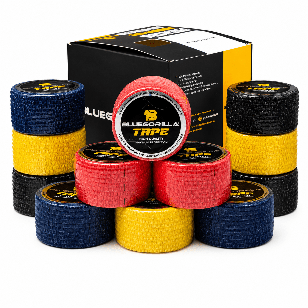 BLUEGORILLA® Tape Premium 3.8cm x 7mtr. (varios pack) - BLUEGORILLA