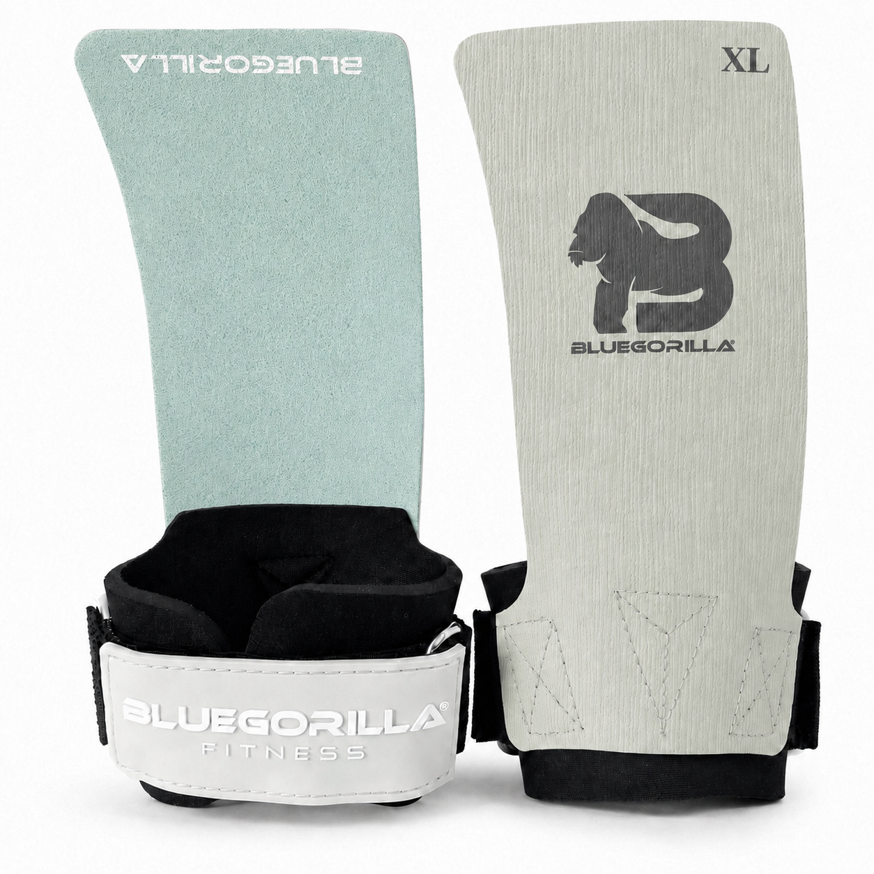 BLUEGORILLA Hybrid Force | Calleras CrossFit Máximo Agarre, Grips Híbridos Gimnasia y Calistenia