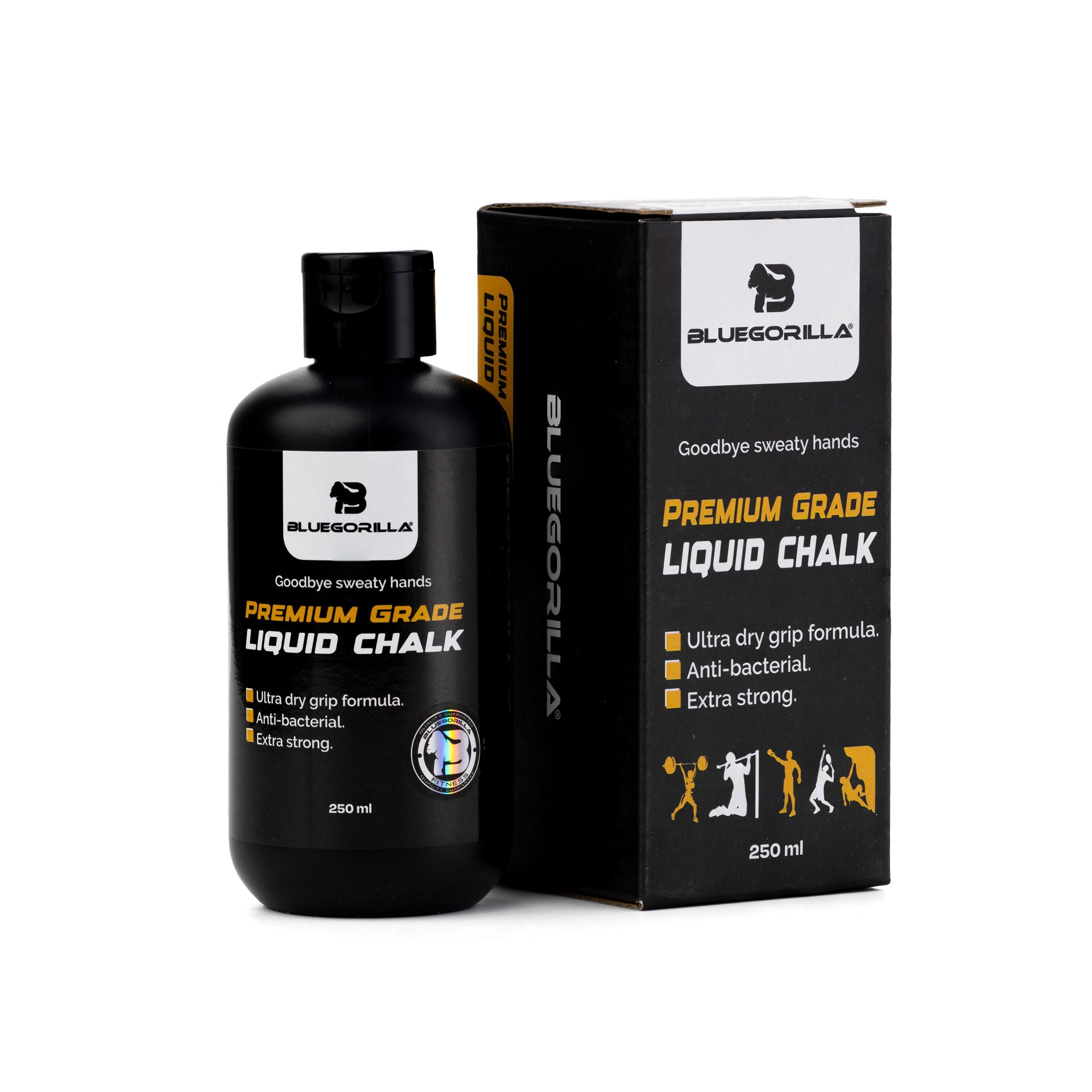 BLUEGORILLA® Magnesio Deportivo CrossFit — Líquido 250 ml o Bloques Pack de 8