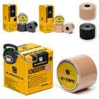 BLUEGORILLA® Premium Kinesiotape. Resistente al agua y al sudor (nivel 3). Sin latex. Llavero KB