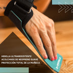 BLUEGORILLA® QUAD ULTRA -  Calleras para CrossTraining y Functional Training | Grip RX sin Magnesio | Neopreno Reforzado en Muñeca | Máxima Protección y Rendimiento