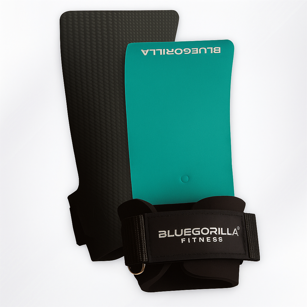 BLUEGORILLA® QUAD ULTRA -  Calleras para CrossTraining y Functional Training | Grip RX sin Magnesio | Neopreno Reforzado en Muñeca | Máxima Protección y Rendimiento