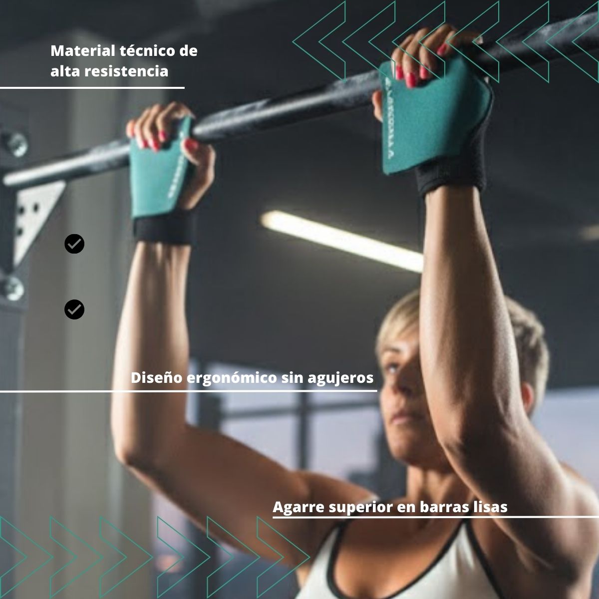 BLUEGORILLA® QUAD ULTRA – Calleras CrossTraining y Functional | Grip RX, neopreno reforzado