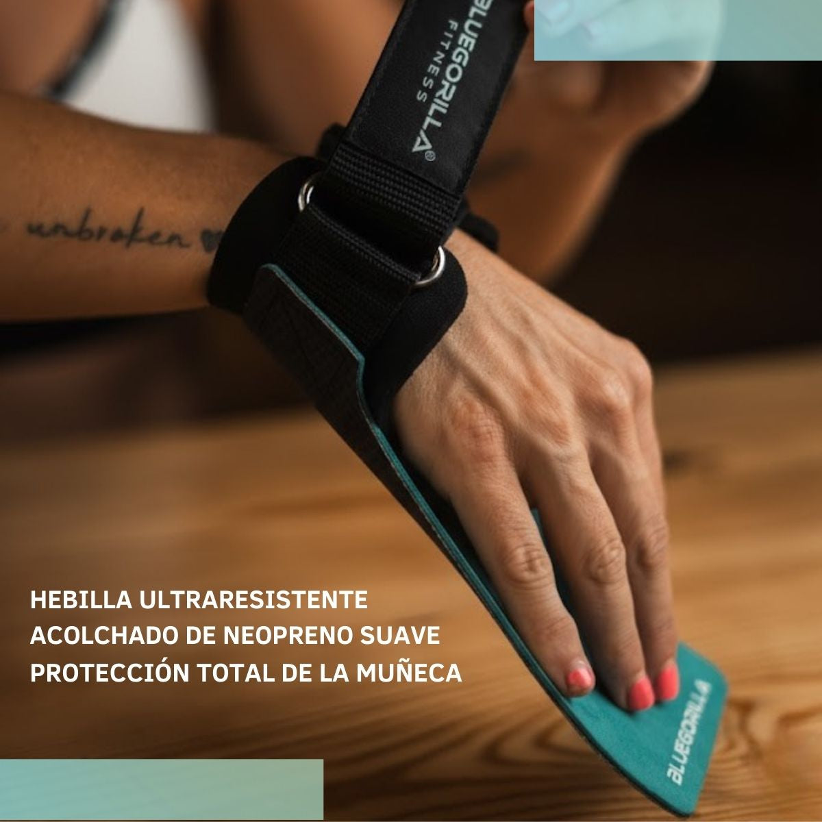 BLUEGORILLA® QUAD ULTRA – Calleras CrossTraining y Functional | Grip RX, neopreno reforzado