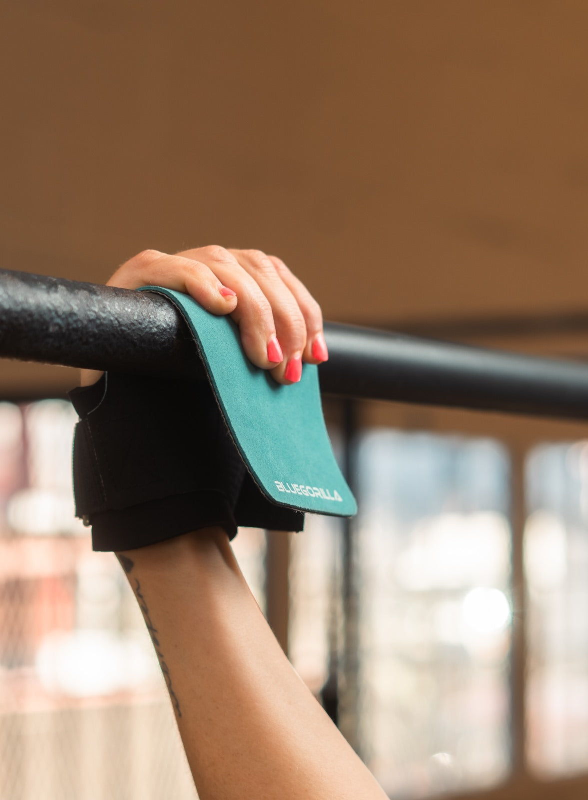 BLUEGORILLA® QUAD ULTRA -  Calleras para CrossTraining y Functional Training | Grip RX sin Magnesio | Neopreno Reforzado en Muñeca | Máxima Protección y Rendimiento
