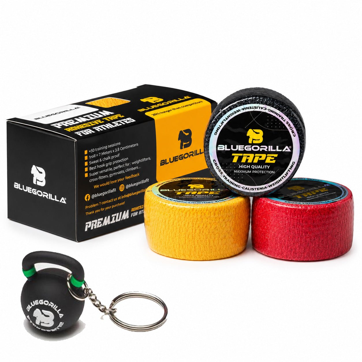 BLUEGORILLA® Tape Premium 3.8cm x 7mtr. (varios pack) - BLUEGORILLA