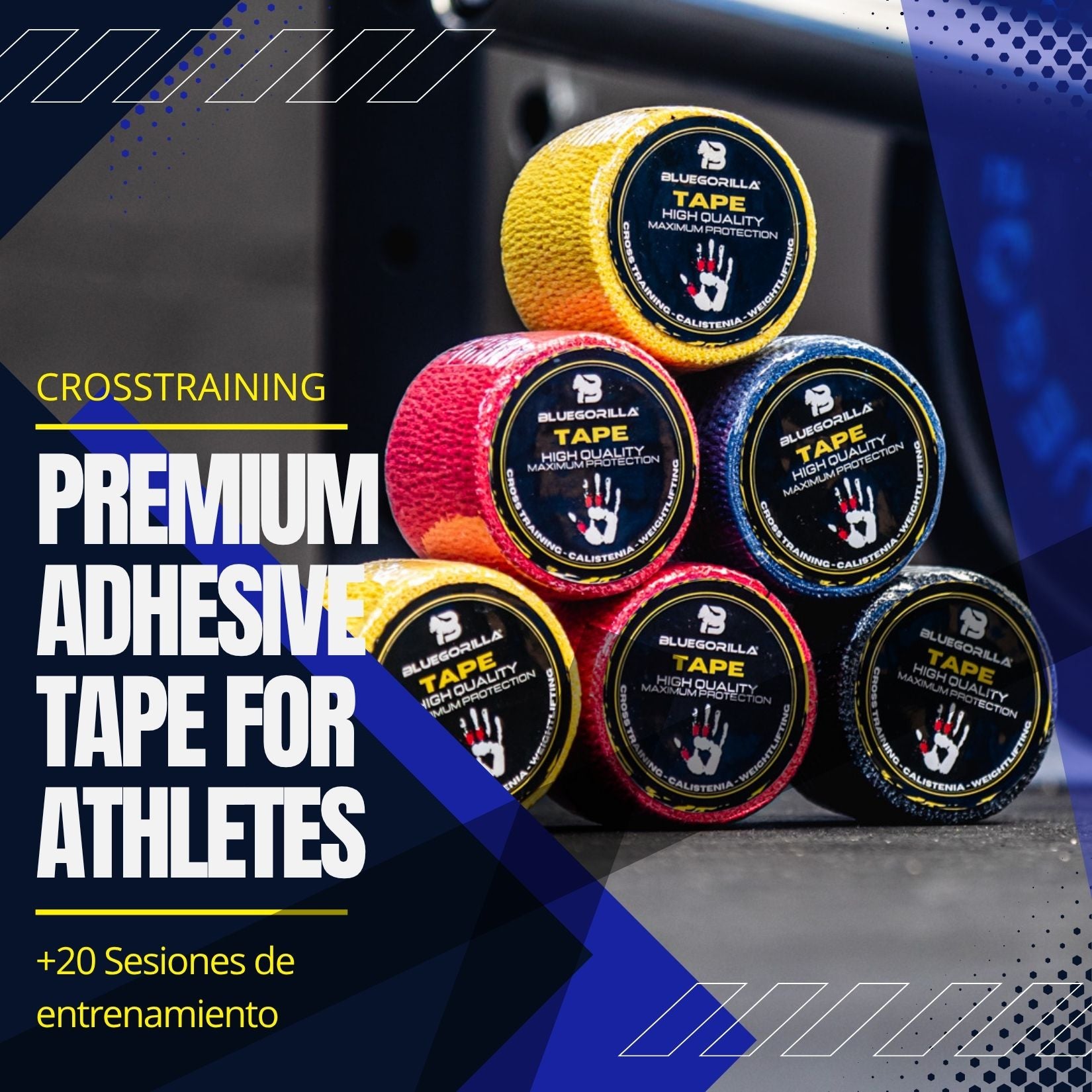 BLUEGORILLA® Tape Premium 3.8cm x 7mtr. (varios pack)