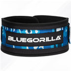 BLUEGORILLA® Cinturón Lumbar Gym. Levantamiento de Pesas y Entrenamiento. Parches. Diseñado para Altas Cargas