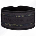 BLUEGORILLA® Cinturón Lumbar Gym. Levantamiento de Pesas y Entrenamiento. Parches. Diseñado para Altas Cargas