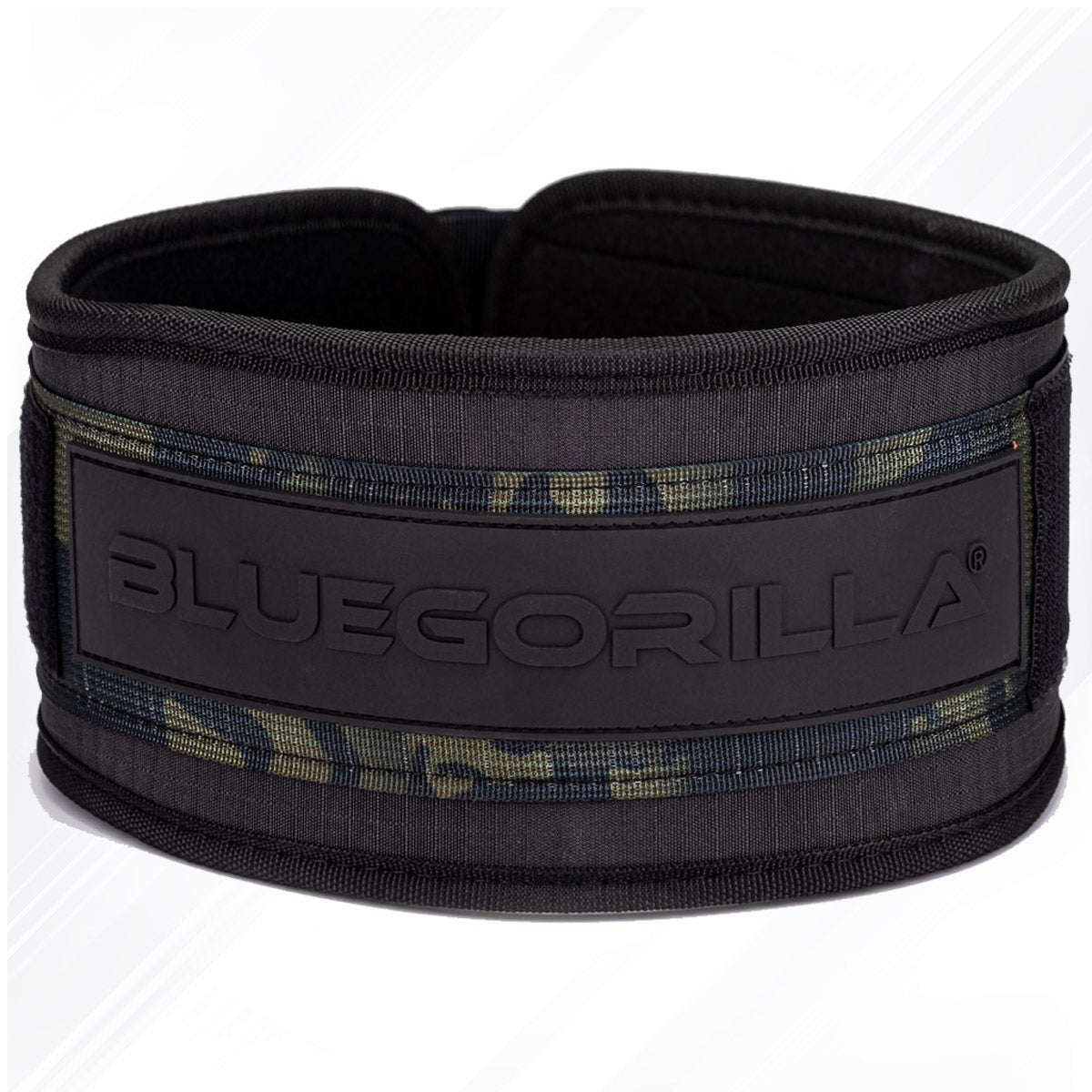BLUEGORILLA® Cinturón Lumbar Gym. Levantamiento de Pesas y Entrenamiento. Parches. Diseñado para Altas Cargas