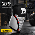 BLUEGORILLA® Rodilleras Neopreno 7 mm · Sentadilla Pesada y CrossTraining (par)