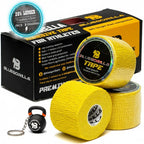 BLUEGORILLA - BLUEGORILLA® Tape Premium 5cm x 7mtr. (varios pack) - 6 Multicolor - Yellow BLUEGORILLA® premium grip tape rolls with black and yellow packaging, ideal for CrossFit, WOD, gymnastics, and.