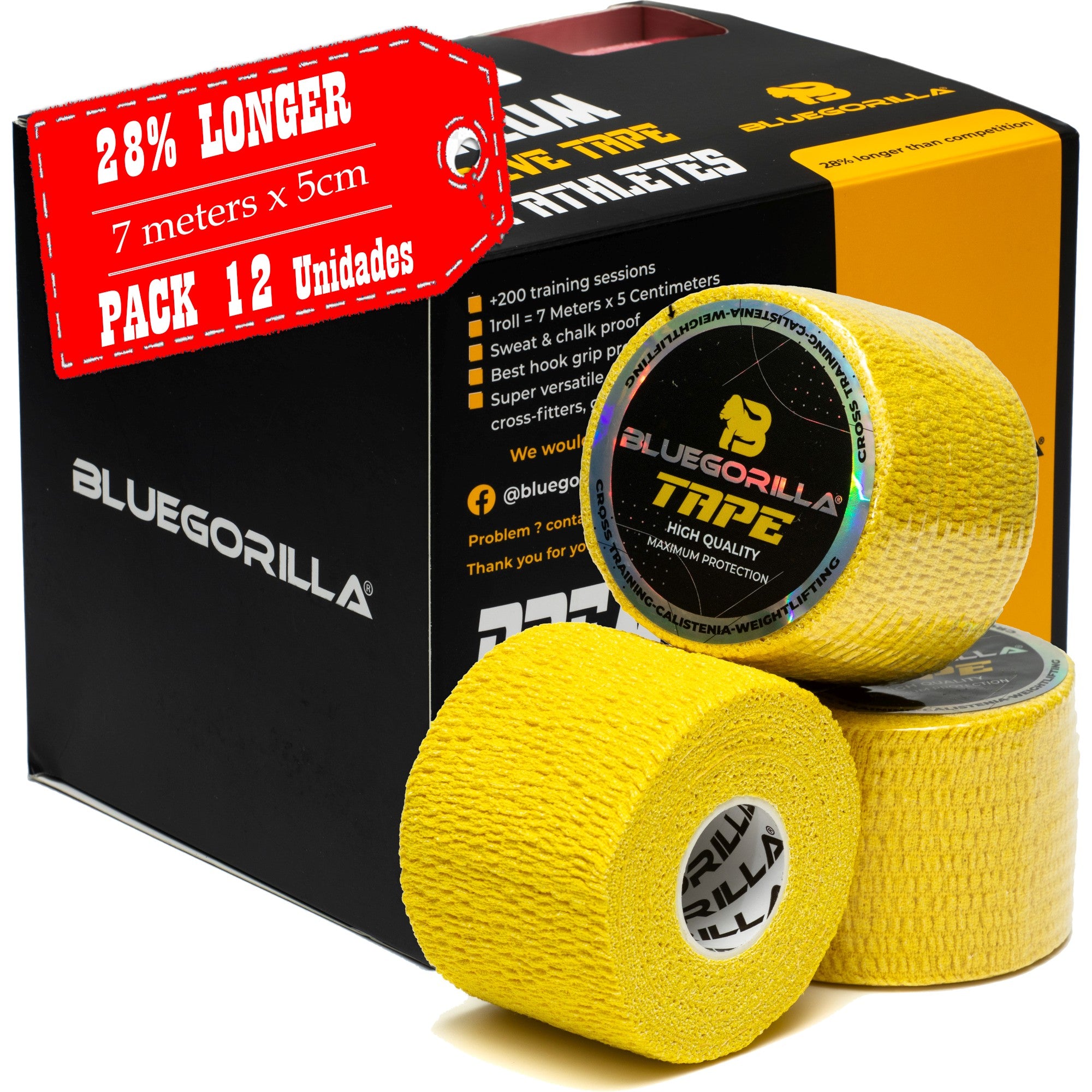 BLUEGORILLA® Tape Premium 5cm x 7mtr. (varios pack)